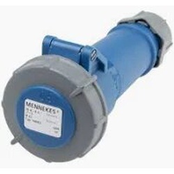 Mennekes 16A 3 Pin Inline Socket  IP67( 540) - Germany