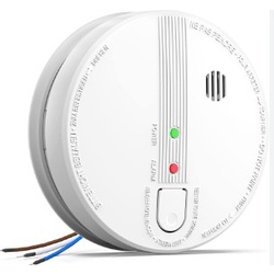 Smoke Alarm W/Silencer Button 9''