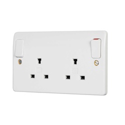 Non Standard 13 A Twin Socket - MK