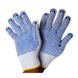 Gloves Cotton PVC Dot