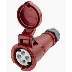 Mennekes 16A 4 Pin Inline  Socket   IP44 (514) - Germany