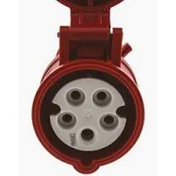 Mennekes 16A 5 Pin Inline  Socket   IP44 (5) - Germany